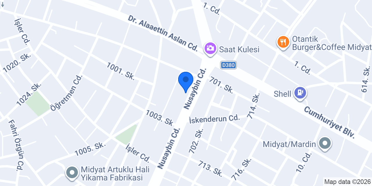 Emin Et kasap konumu