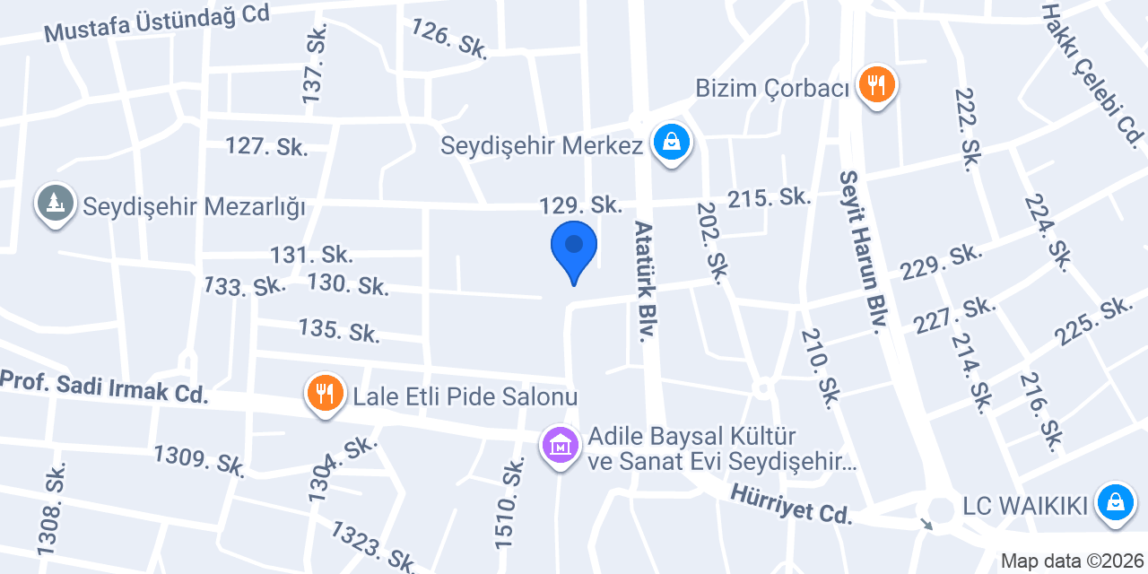 Mahmut Esat Ortaokulu konumu