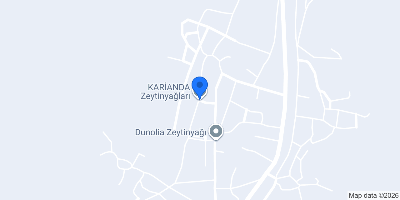 KARİANDA Zeytinyağları konumu
