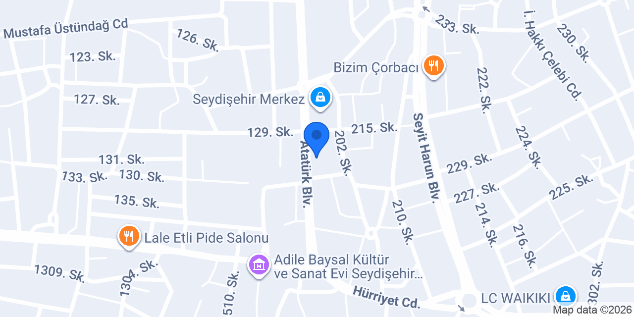 Bican Eczanesi konumu