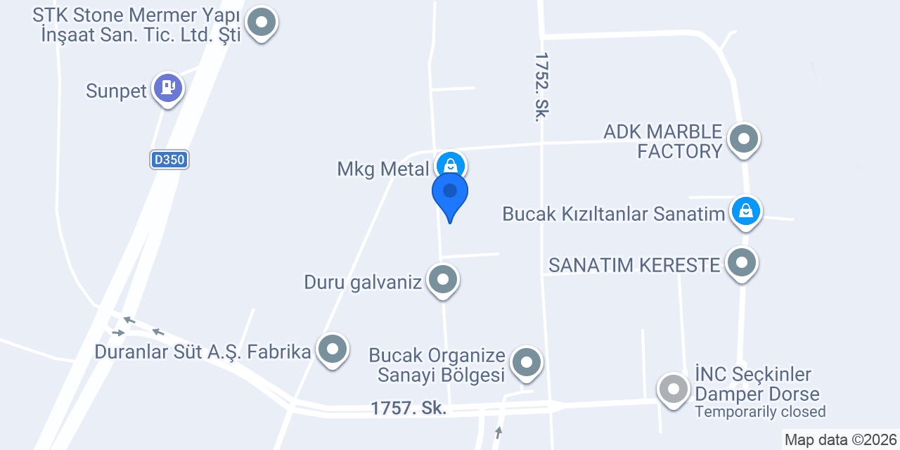 MAY STONE MERMER SAN. TİC. LTD. ŞTİ konumu