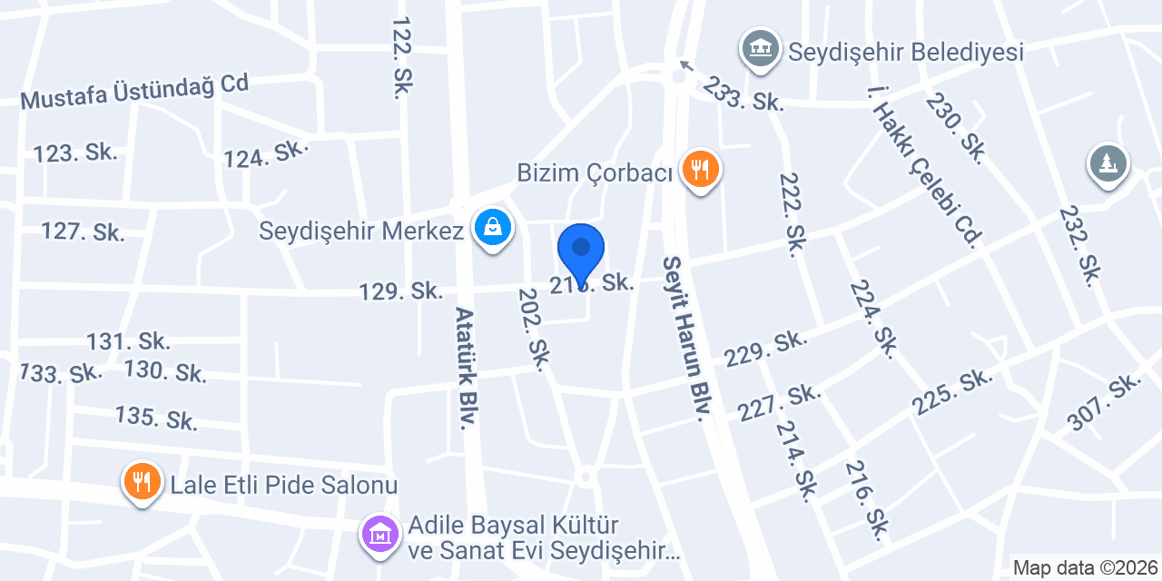 Bi Dünya Çiçekçilik & Düğün Dernek konumu
