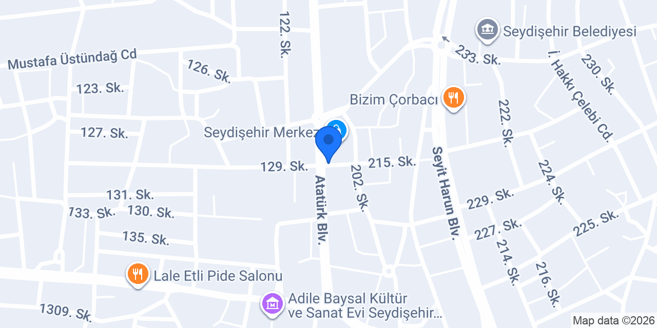 Atalay internet kafe konumu