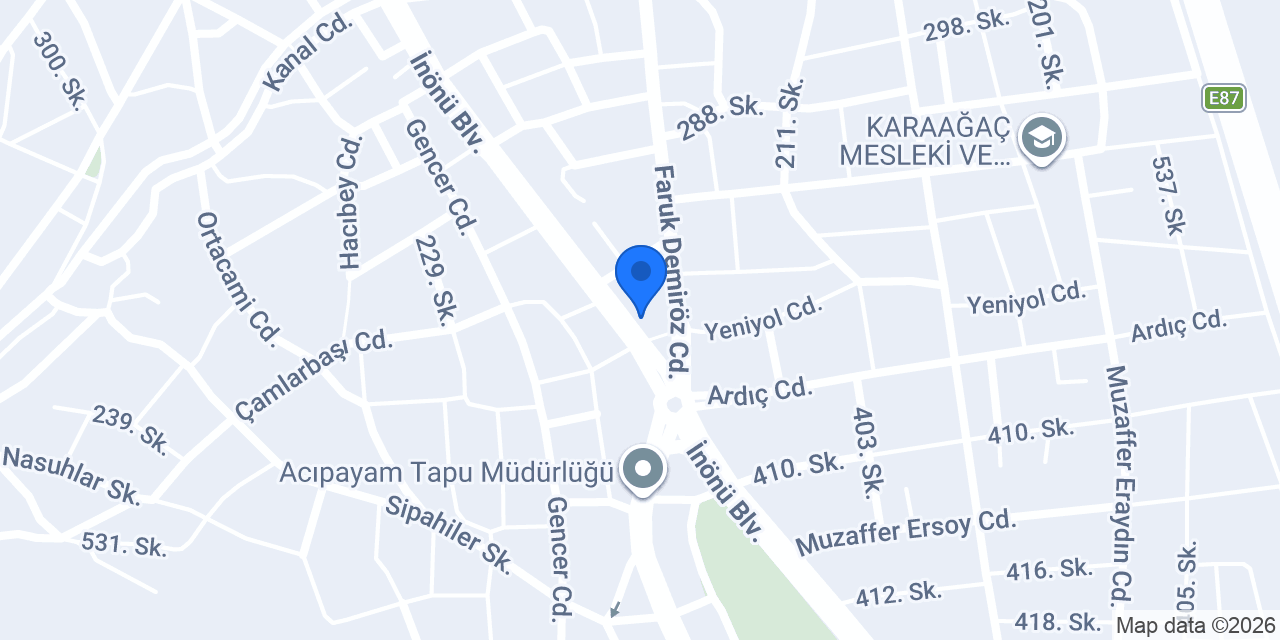 Karadağ Tarım konumu