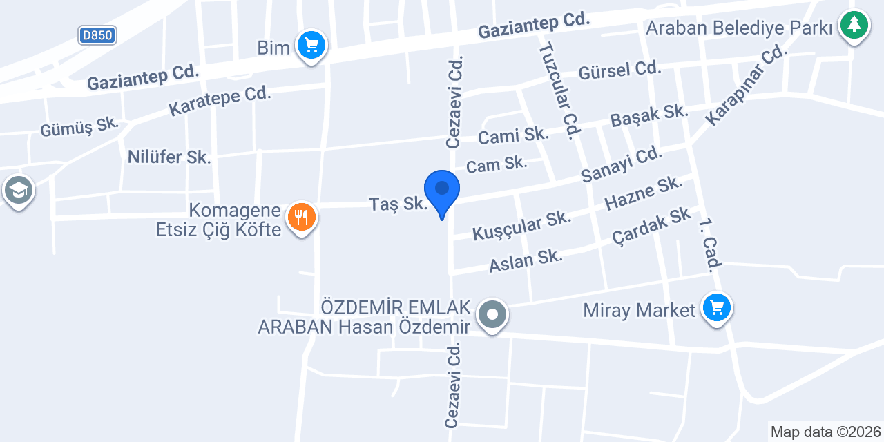 EVA ÇİÇEKÇİLİK ARABAN konumu