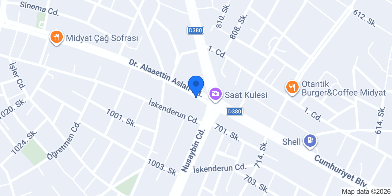 FuzulEv Mardin Midyat Şube konumu