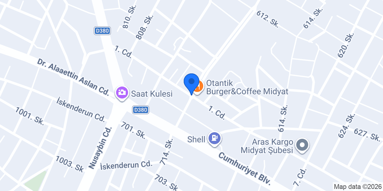 Nurvan inşaat dekorasyon konumu