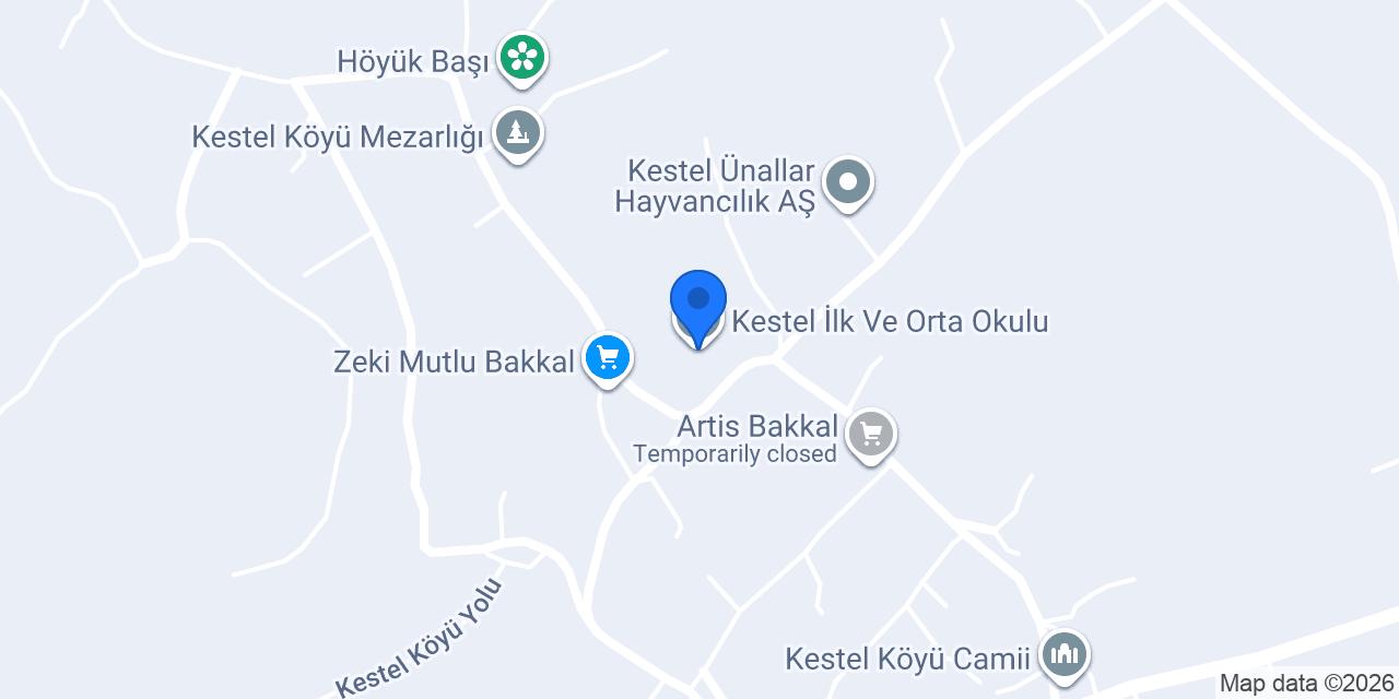 Kestel İlk Ve Orta Okulu konumu