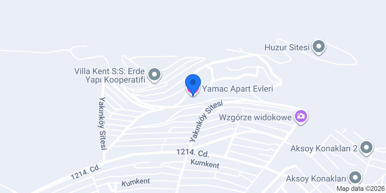 Yamac Apart Evleri konumu
