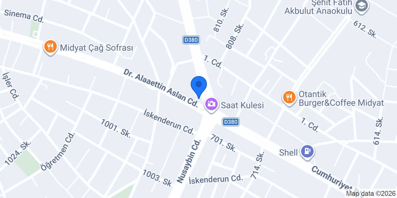 nusaybin otogar konumu