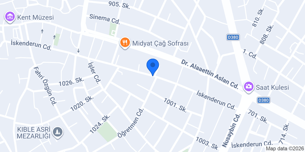 Mevlana Eczanesi konumu