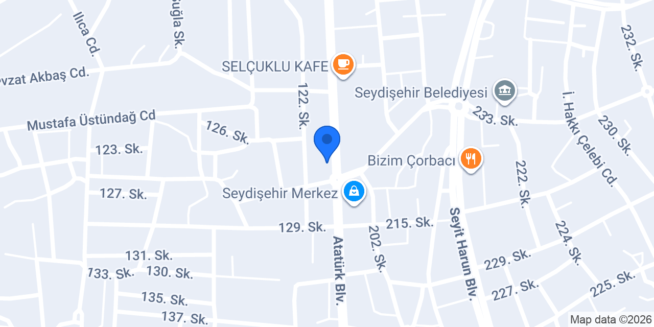 ÇİĞKÖFTE EVİ SEYDİŞEHİR konumu