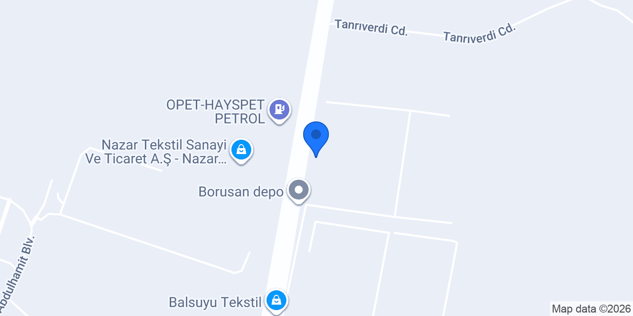 Şah İplik Şirikçioğlu konumu