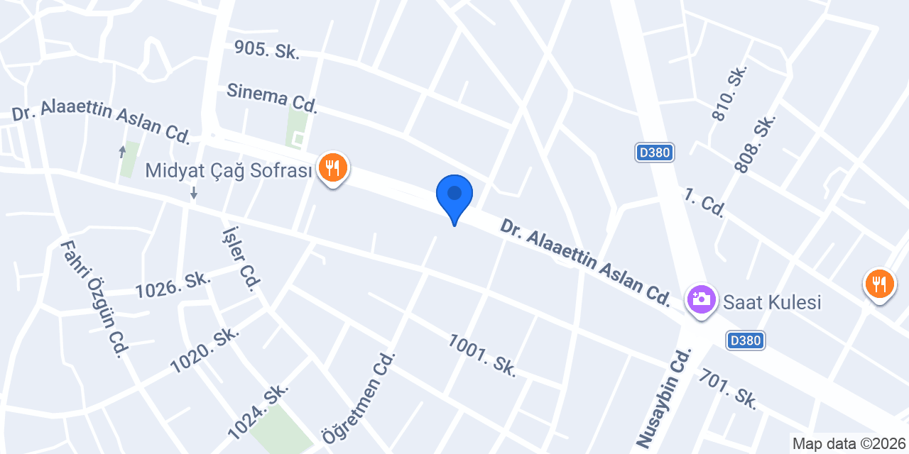 Yeşilmen Diş Kliniği konumu