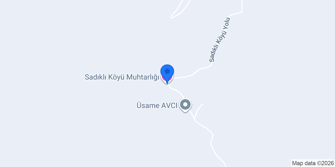 Sadıklı Köyü Muhtarlığı konumu