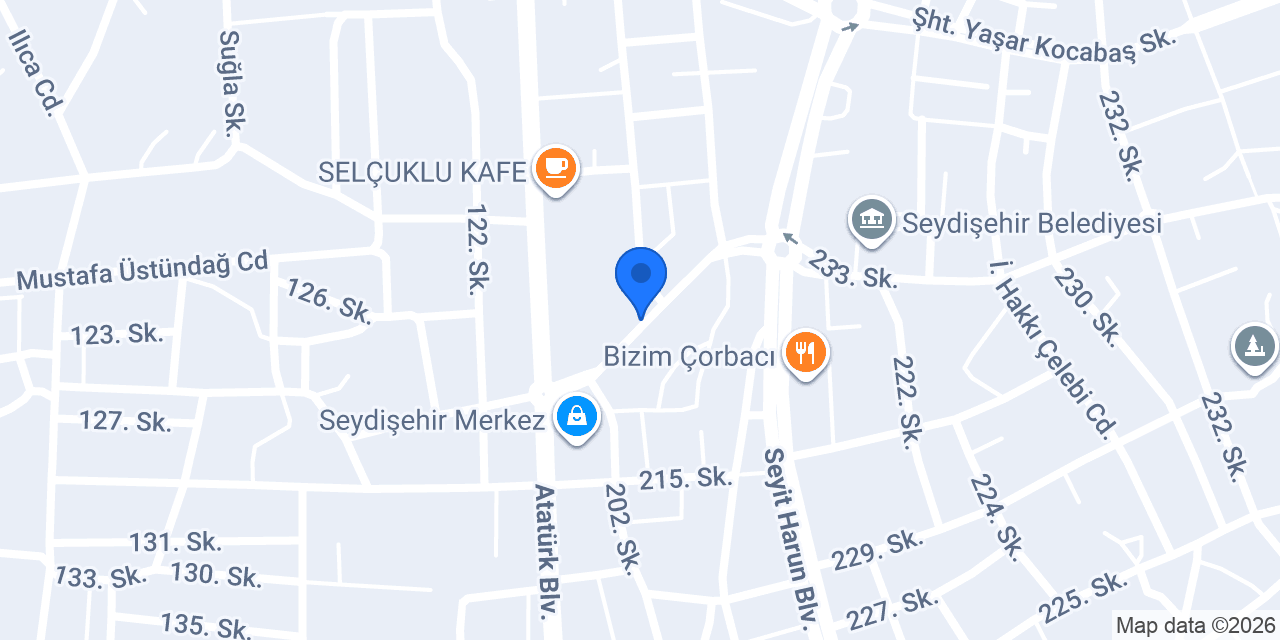 Yaprak Kırtasiye konumu