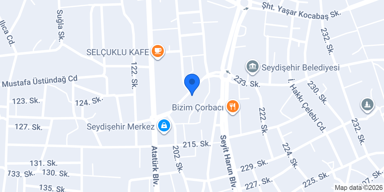 Cadde Saat konumu