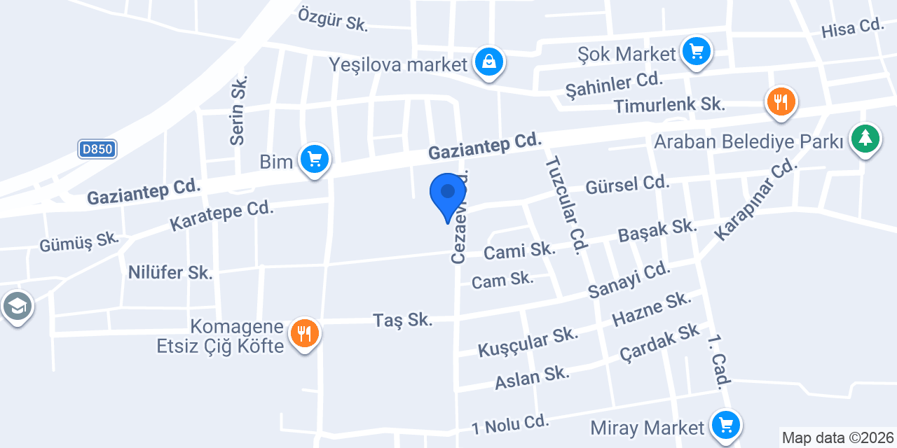 Zerda moda evi konumu