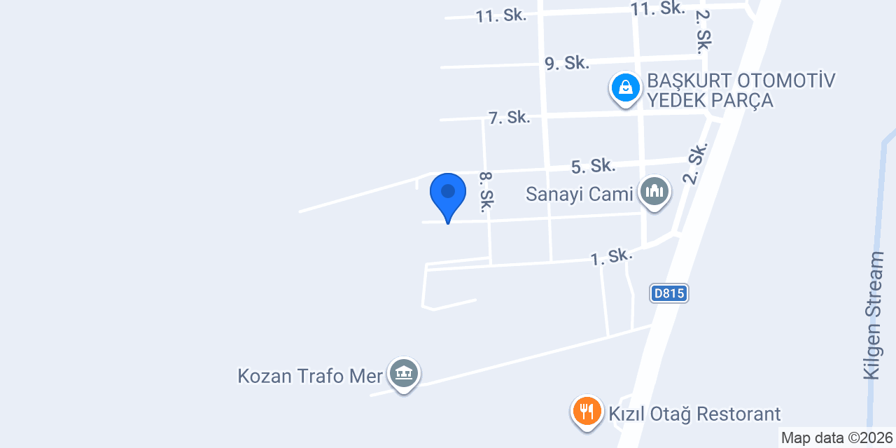 Bircan Demir Doğrama konumu