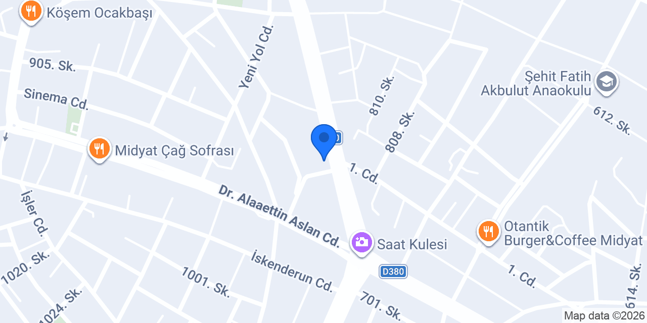M jant onarım merkezi konumu