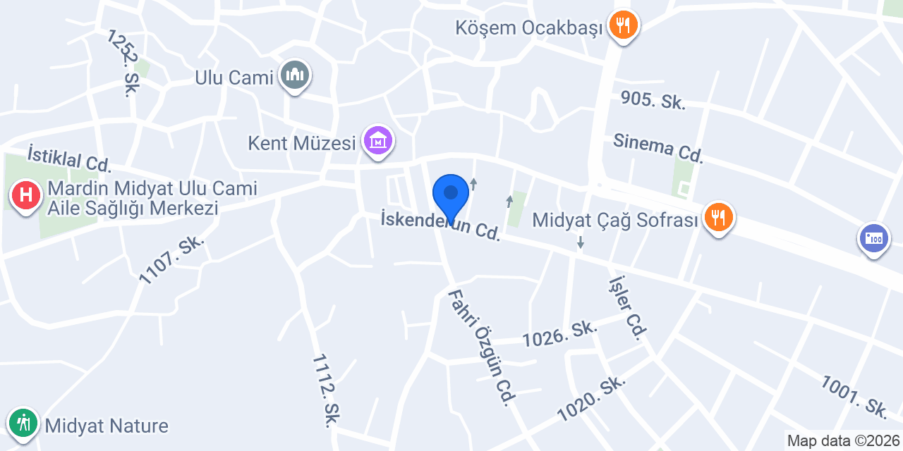 Akçay Cam Midyat konumu