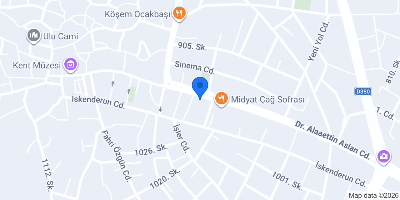 Midyat Papatya Çiçekçilik konumu