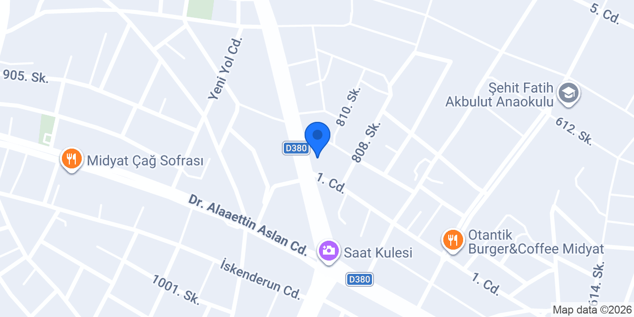 Midyat Matemtik Dunyasi konumu
