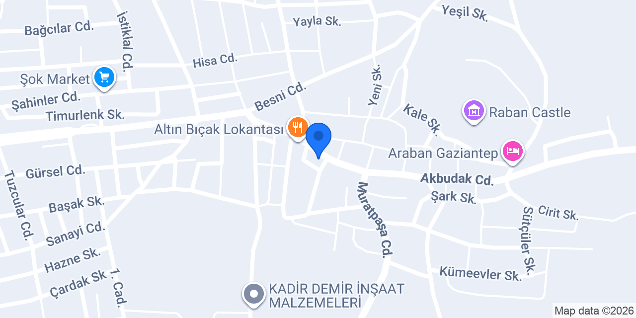 Merkez Pide Fırını konumu