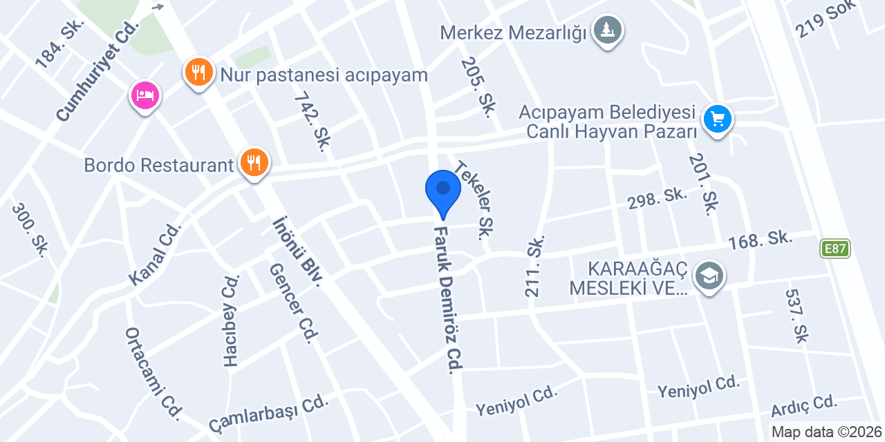 KESMEN AKILLI YEM BAYİ ACIPAYAM konumu