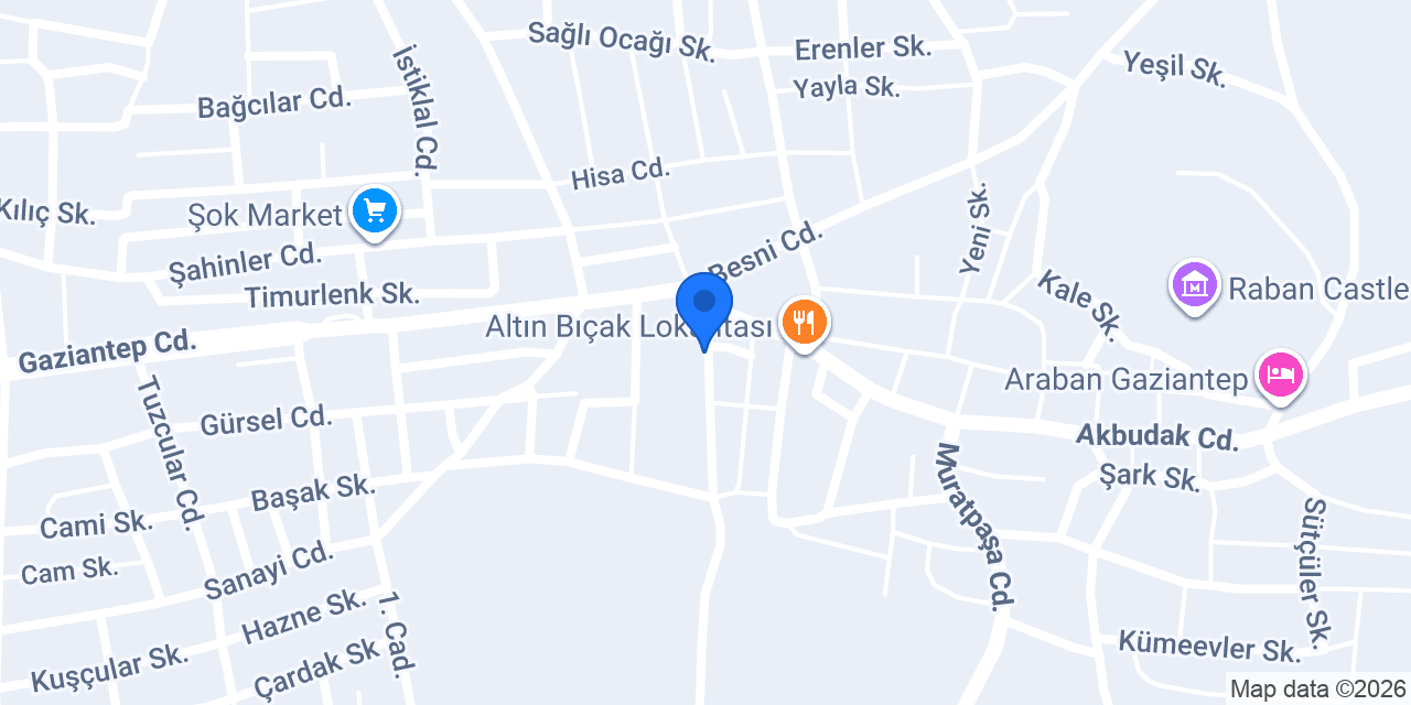 Araban Halk Eğitim Merkezi konumu