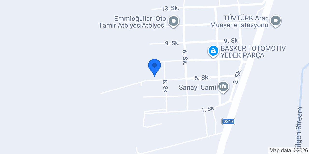 Erdoğan Otomotiv konumu
