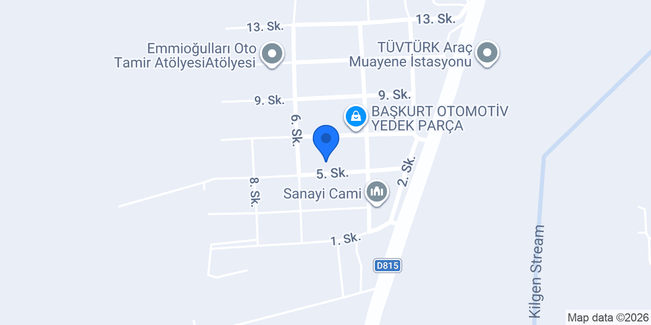 Karabudak Oto Kaporta konumu