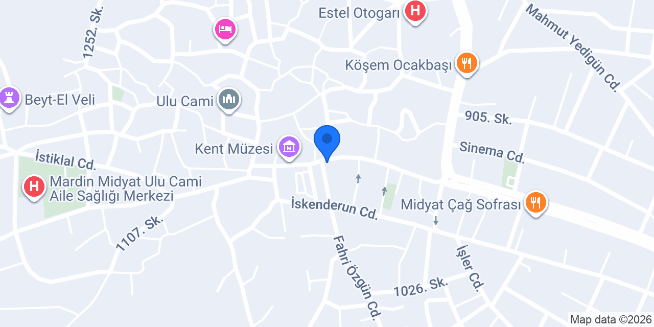 Midyat Taksi konumu