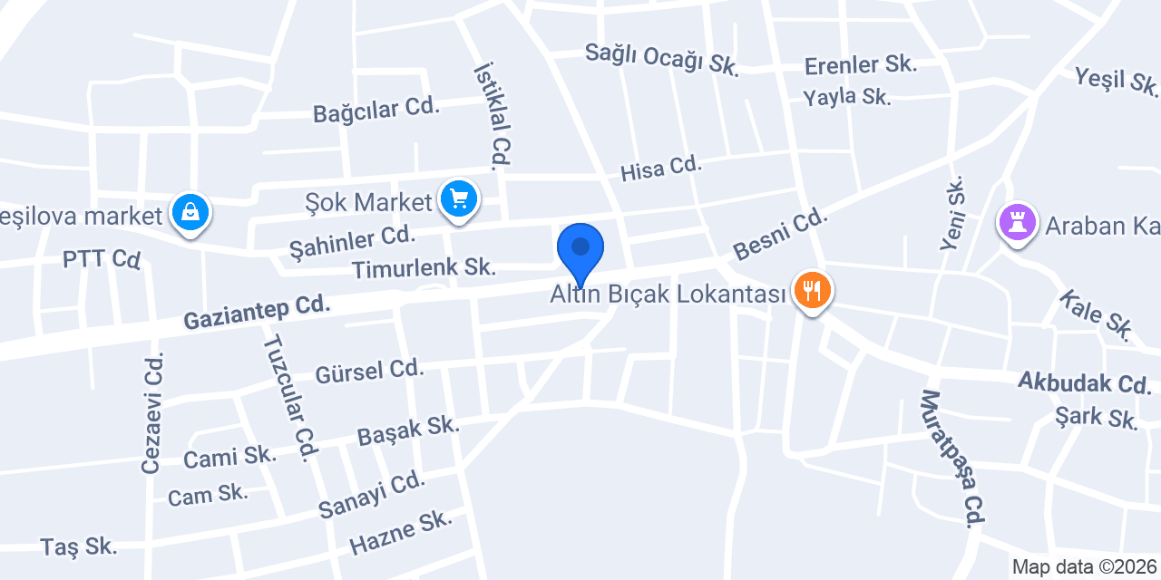 Ulukök Mobilya konumu