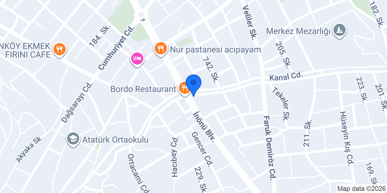 Bella Dondurma Acıpayam konumu