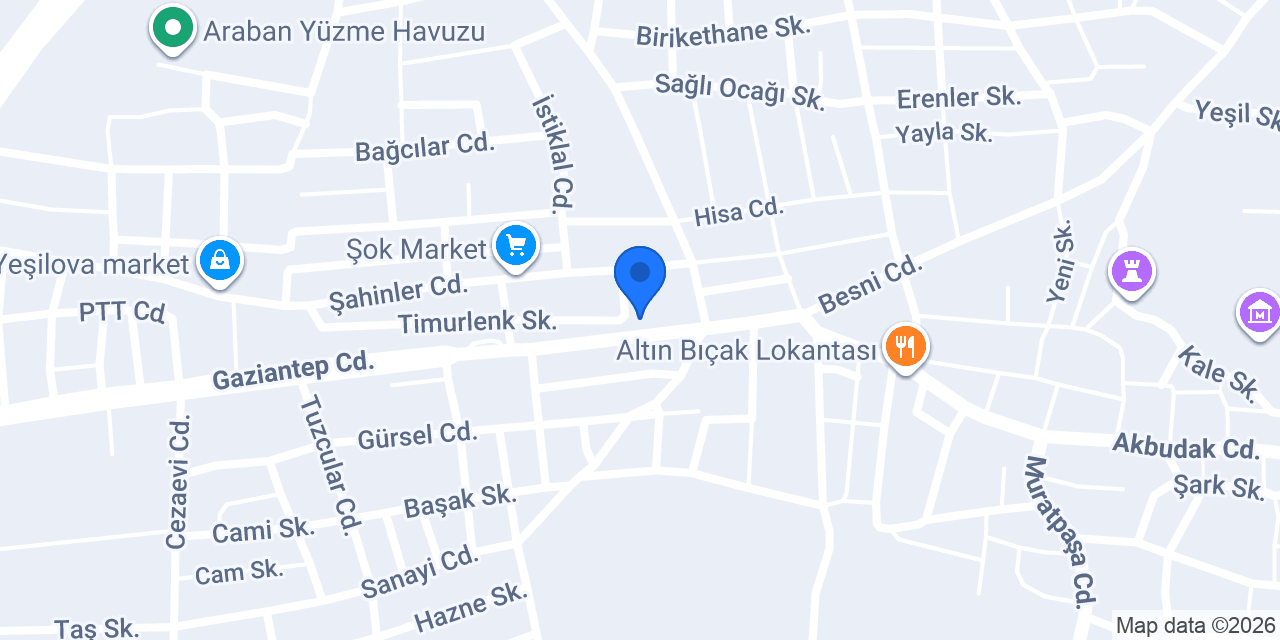 Haci KARAMAN Sürücü Kursu konumu