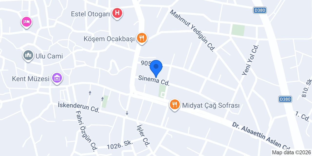 Halk Kütüphanesi konumu