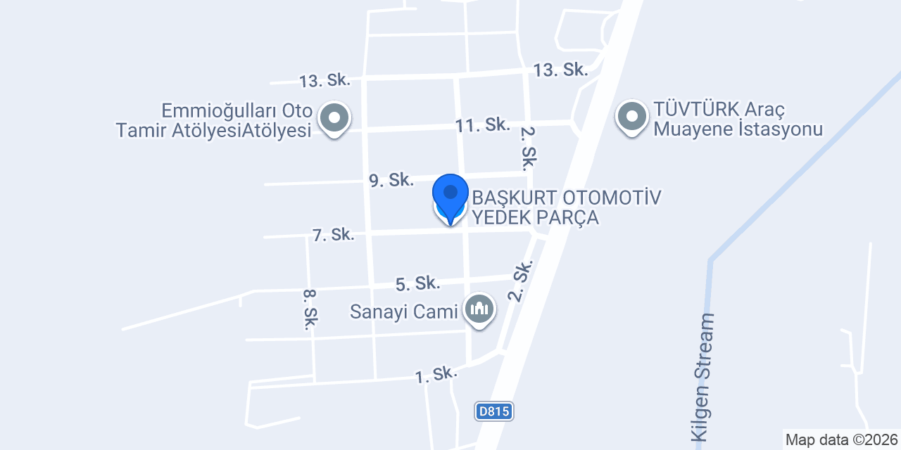 BAŞKURT OTOMOTİV YEDEK PARÇA konumu