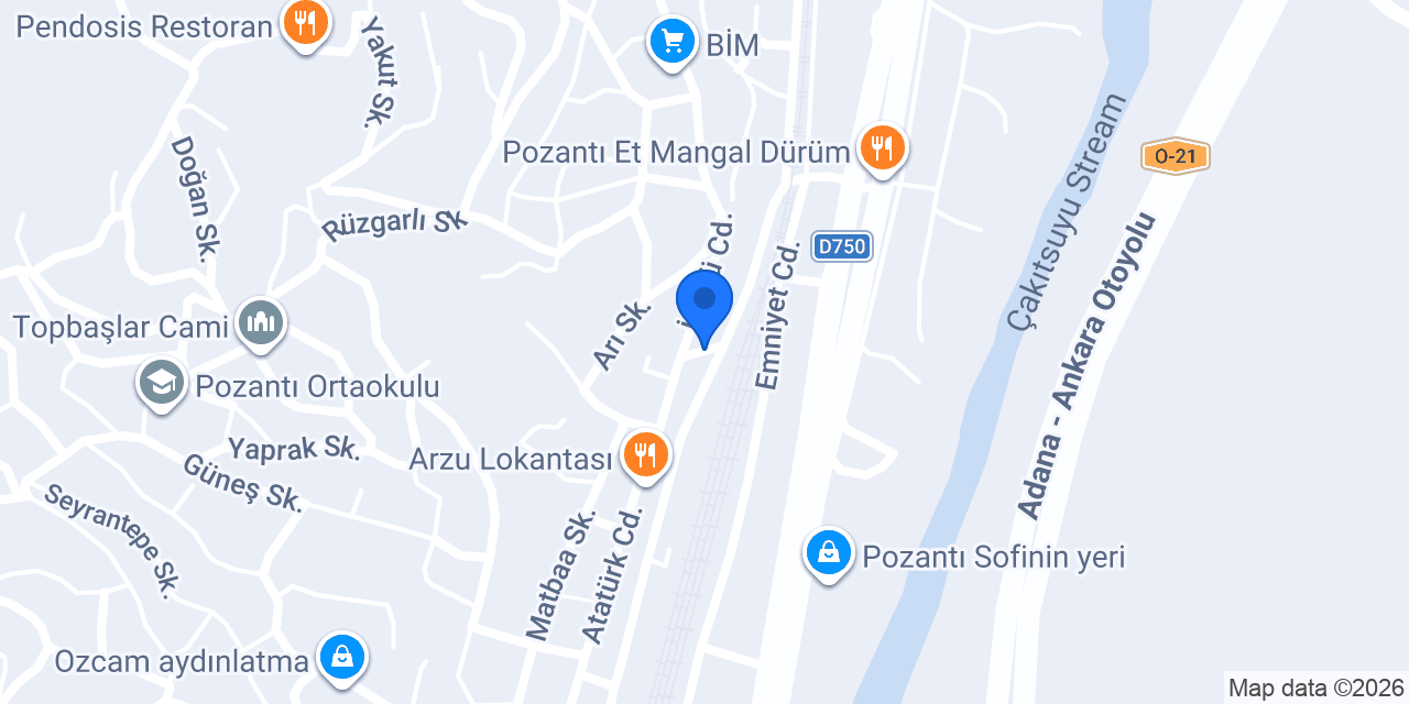 Bora Emlak konumu