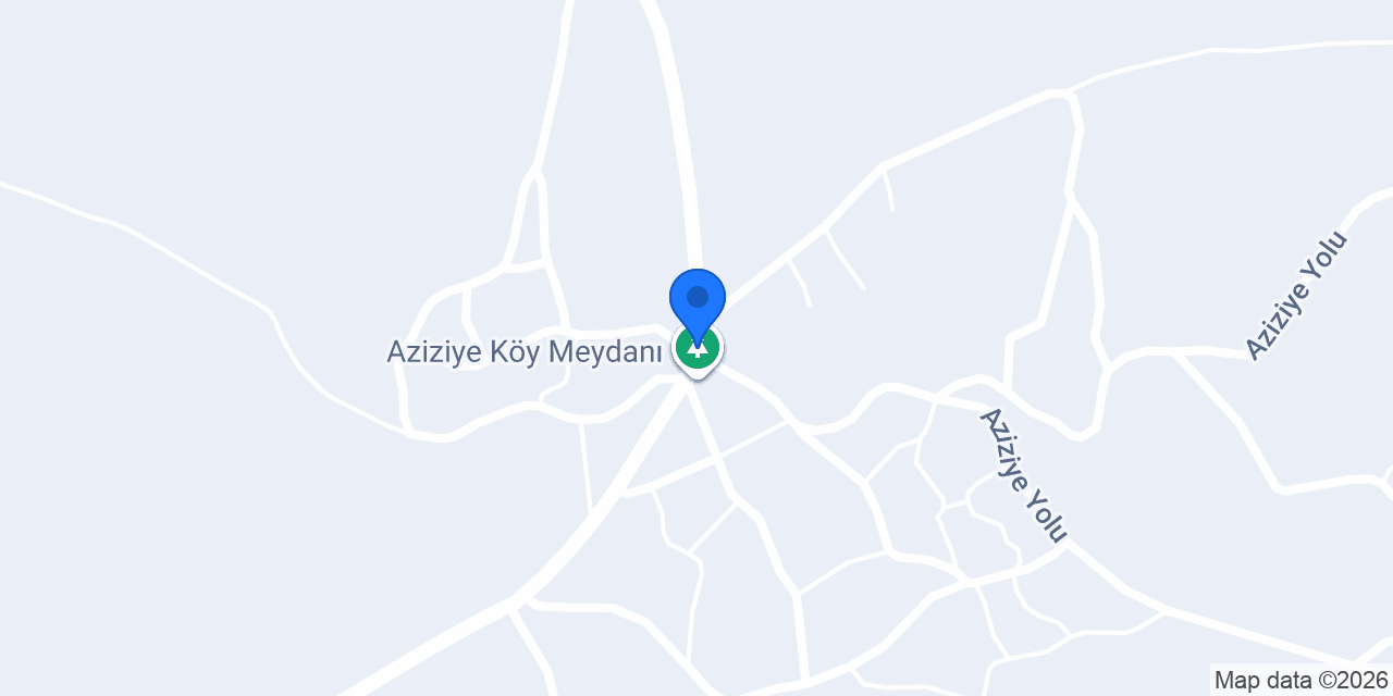 Aziziye Orman İşletme Şefliği konumu