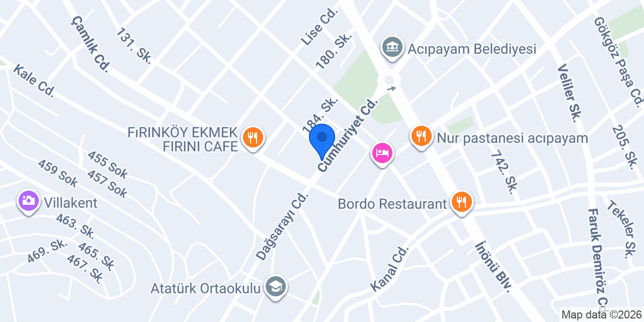 PARLA AKSESUAR konumu