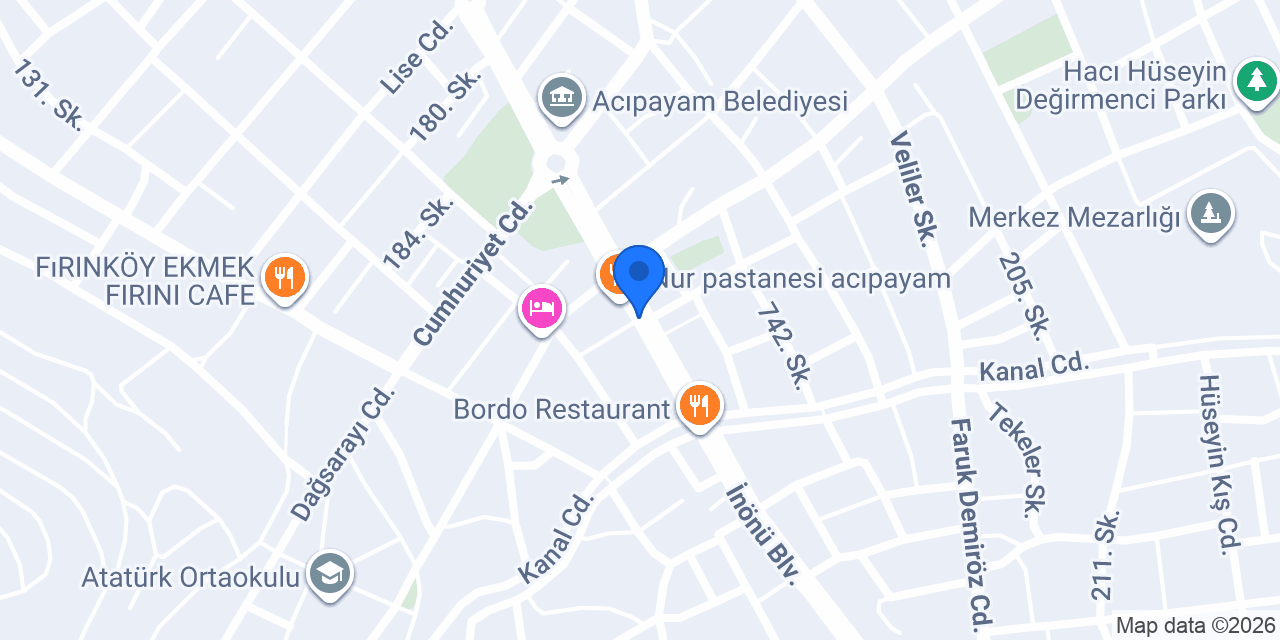 Özek Elektronik konumu