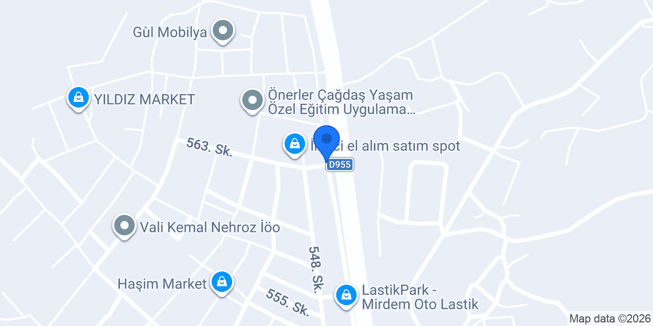 Yıldız Hafriyat konumu