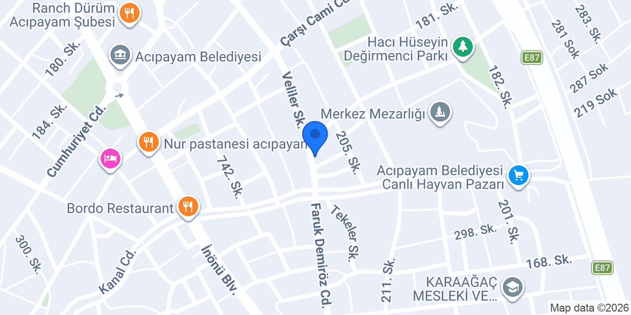 Haydar Bakkal konumu