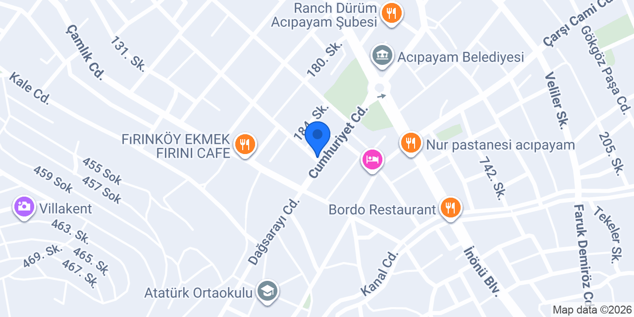 T-erapi Veteriner kliniği konumu