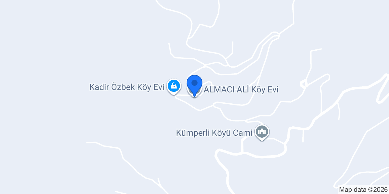 ALMACI ALİ Köy Evi konumu