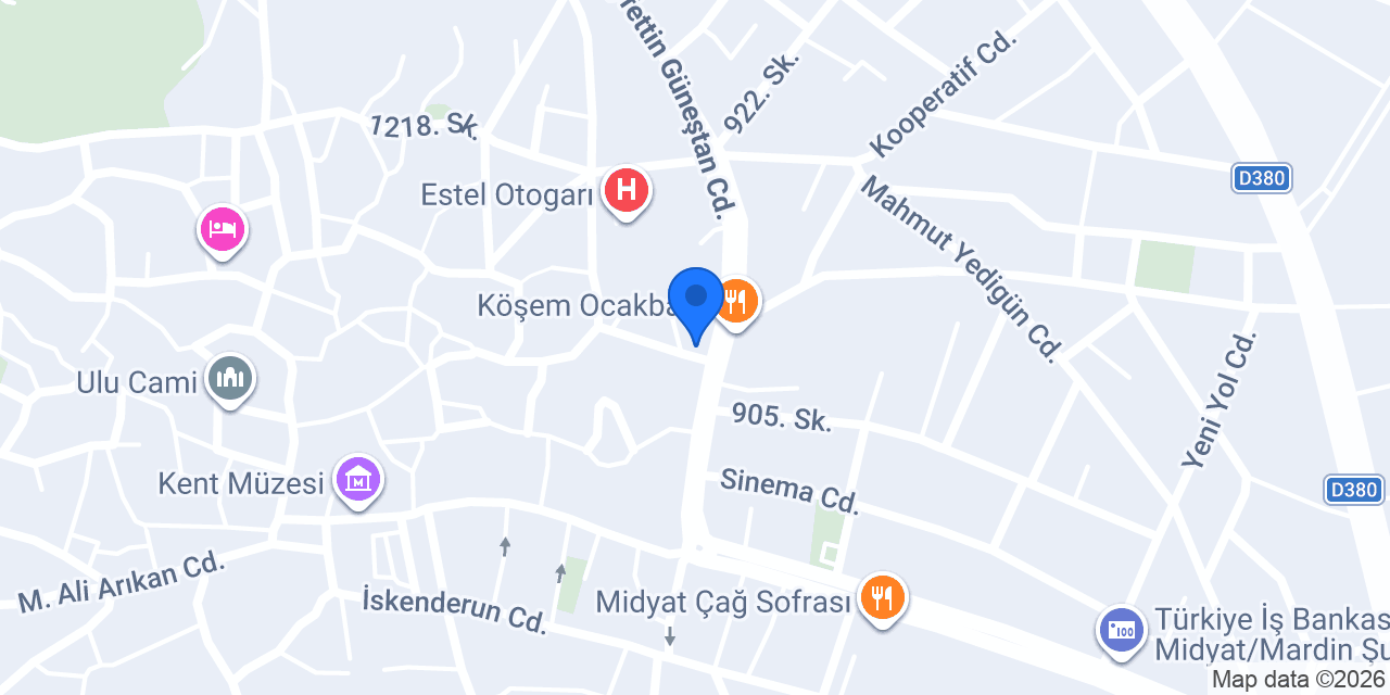 Telefon Hastanesi konumu