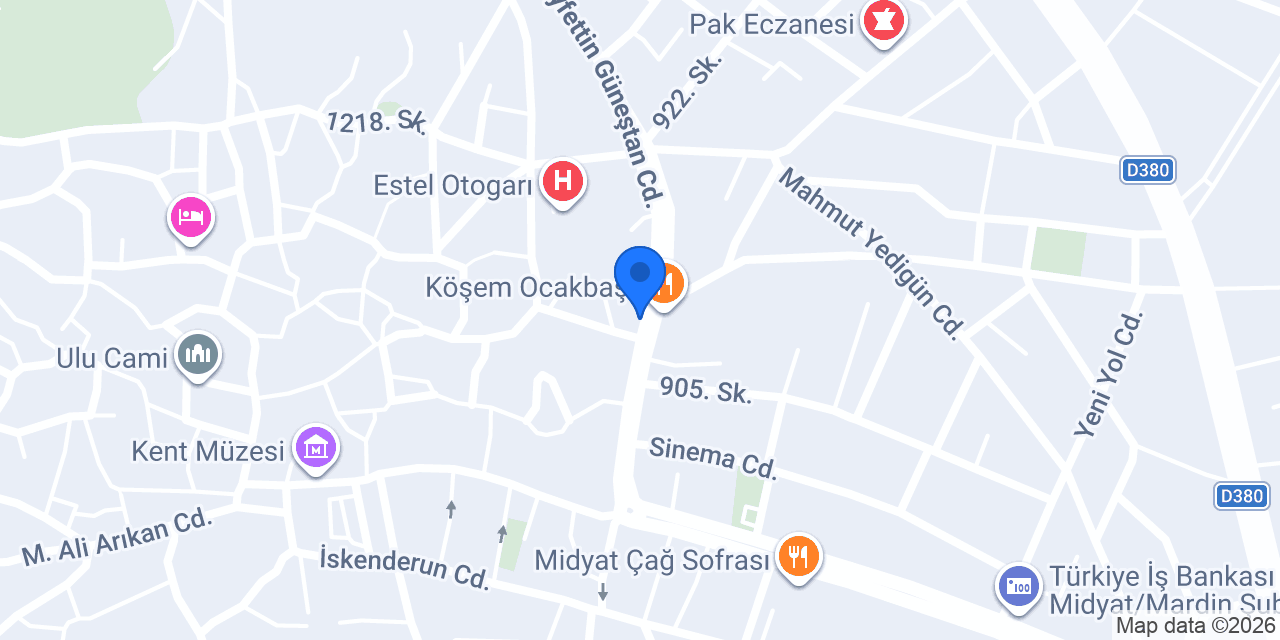 Şifa paça konumu