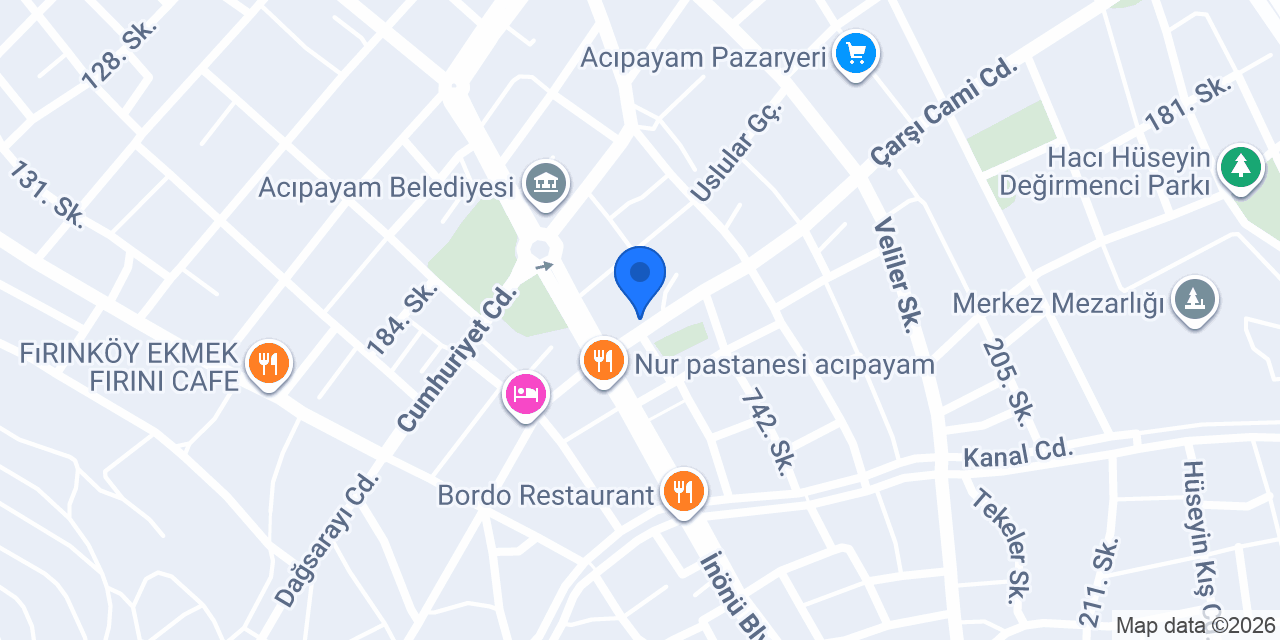 AKADEMİ KİTABEVİ ( İŞLER ACIPAYAM) konumu