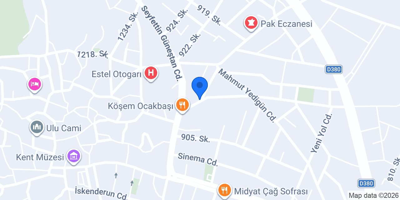 Enes Kuaför konumu